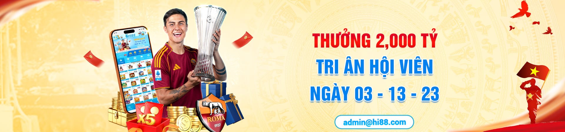 Banner khuyến mãi hi88